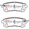 DBA Street Series Ceramic Rear Brake Pad Set for Infiniti QX80 / Nissan Patrol Y62