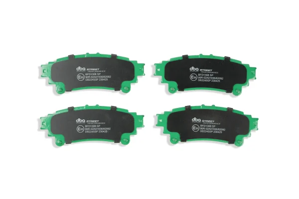 DBA Street Performance Rear Brake Pad Set 115.3 x 45.7 x 15.2mm for Lexus GS250 / Lexus GS300h & More