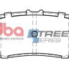 DBA Street Series Ceramic Rear Brake Pad Set 115.1 x 45.6 x 15.2mm for Lexus GS250 / Lexus GS300h & More
