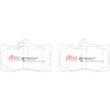 DB2255SP.jpg DBA Street Performance Front Brake Pad Set 118.5 x 77.5 x 16.7mm for Lexus GS250 / Lexus GS300 & More