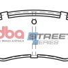 DB2277SS.jpg DBA Street Series Ceramic Rear Brake Pad Set 106.1 x 45.4 x 14.6mm for Renault Espace (Mk5) / Renault Fluence & More