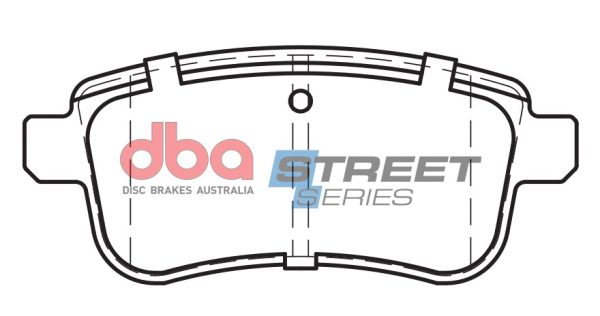 DBA Street Series Ceramic Rear Brake Pad Set 106.1 x 45.4 x 14.6mm for Renault Espace (Mk5) / Renault Fluence & More