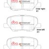 DB2294XP.jpg DBA Xtreme Performance Rear Brake Pad Set 101.3 x 44.6 x 14.3mm for Citroen C4 Aircross / Mazda 6 GJ & More