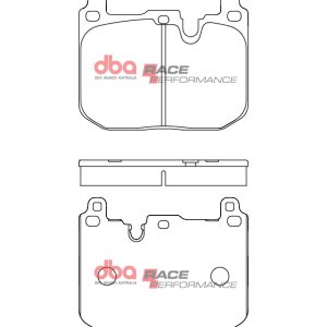 DBA Race Performance Front Brake Pad Set 112.3 x 72.5 x 16.9mm for BMW 1 Series (F20) M135 / BMW 1 Series (F20) M140 & More
