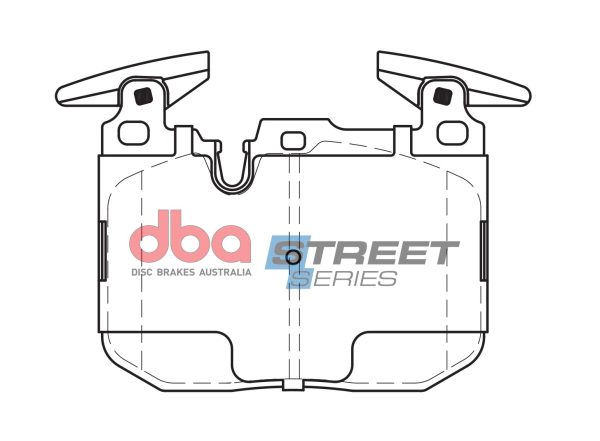 DBA Street Series Ceramic Front Brake Pad Set 112.6 x 91.5 x 16.6mm for BMW 1 Series (F20) M135 / BMW 1 Series (F20) M140 & More
