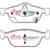 DBA Street Series Ceramic Front Brake Pad Set 155.1, 155.1 x 62.5, 55.3 x 16.1mm for Honda Civic (10th Gen) / Honda Civic (9th Gen) FK / Honda Civic Tourer