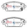 DBA Street Series Ceramic Front Brake Pad Set 141.9 x 55.3 x 15.5mm for Mazda 3 BM / Mazda 3 BN & More