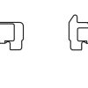 DBA Street Series Ceramic Front Brake Pad Set 156.7, 155.7 x 60.1, 58.5 x 17.0mm for BMW 1 Series (F20) 114 / BMW 1 Series (F20) 116 & More