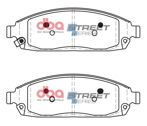 DBA Street Series Ceramic Front Brake Pad Set for Jeep Commander / Jeep Grand Cherokee