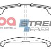 DBA Street Series Ceramic Front Brake Pad Set 141.7 x 59.2 x 16.2mm for Nissan Qashqai (J11) / Nissan X-Trail & More