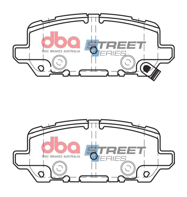 DBA Street Series Ceramic Rear Brake Pad Set for Honda HR-V RU