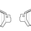 DBA Street Series Ceramic Front Brake Pad Set 165.3 x 54.0 x 16.3mm for Nissan Leaf / Nissan Navara / Renault Alaskan