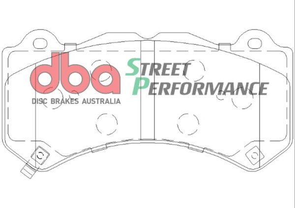 DB2375SP.jpg DBA Street Performance Front Brake Pad Set 189.8 x 93.1 x 15.4mm for Cadillac ATS-V / Cadillac CTS-V & More