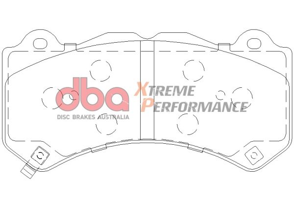 DBA 4000 Series T3 Slotted Front Disc & Xtreme Performance Pad Kit 380mm for Dodge Durango SRT / Jeep Grand Cherokee
