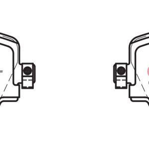 DBA Street Series Ceramic Front Brake Pad Set 129.0, 129.0 x 75.0, 69.7 x 16.8mm for BMW 1 Series (F40) 116 / BMW 1 Series (F40) 118 & More