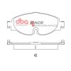 DBA Race Performance Front Brake Pad Set 160.2 x 65.4 x 18.9mm for Audi A1 GB / Audi A3 8V & More