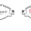 DB2383SS.jpg DBA Street Series Ceramic Front Brake Pad Set 160.0 x 64.5 x 18.3mm for Audi A1 GB / Audi A3 8V & More