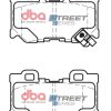 DBA Street Series Ceramic Rear Brake Pad Set 99.8 x 59.7 x 13.5mm for Infiniti FX30D / Infiniti FX37 & More