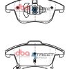 DBA Street Series Ceramic Front Brake Pad Set 155.2, 155.7 x 66.7, 76.1 x 19.0mm for Ford Galaxy (Mk3) / Ford Mondeo Estate (Mk5) & More