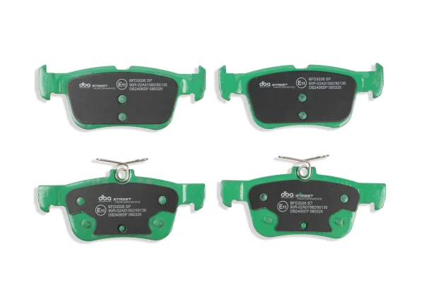 DB2406SP_04_real_photo.webp DBA Street Performance Rear Brake Pad Set 123.2; 123.2 x 48.7; 53.5 x 15.7mm for Ford Focus (Mk4) / Ford Mondeo Estate (Mk5) & More