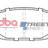 DBA Street Series Ceramic Front Brake Pad Set for Isuzu Gemini / Mazda 323