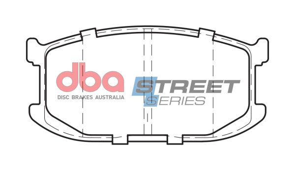 DBA Street Series Ceramic Front Brake Pad Set for Isuzu Gemini / Mazda 323