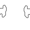 DBA Street Series Ceramic Rear Brake Pad Set 125.0 x 37.6 x 15.7mm for BMW 3 Series (E30) 316 / BMW 3 Series (E30) 318 & More