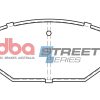 DB318SS.jpg DBA Street Series Ceramic Front Brake Pad Set 142.8 x 55.3 x 15.2mm for Toyota Dyna / Toyota Hi-Ace LH60 & More