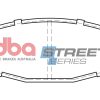 DB321SS.jpg DBA Street Series Ceramic Front Brake Pad Set 141.3 x 53.0 x 16.2mm for Datsun Patrol 160 / Nissan Cabstar F22 & More