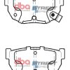 DBA Street Series Ceramic Rear Brake Pad Set 85.4 x 42.9 x 13.4mm for Nissan 200SX (S13) / Nissan 200SX (S14) & More