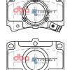 DBA Street Series Ceramic Front Brake Pad Set 91.6 x 64.2 x 14.5mm for Ford Laser / Ford Meteor & More