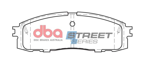 DBA Street Series Ceramic Rear Brake Pad Set 125.4 x 41.8 x 13.8mm for Lexus GS300 / Toyota Cressida MX72 & More