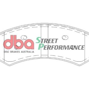 DBA Street Performance Front Brake Pad Set 177.7 x 61.2 x 17.7mm for Dodge Ram Pick-Up (1500) (2WD) / Dodge Ram Pick-Up (1500) (4WD) & More