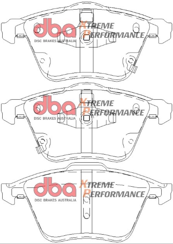 DBA 4000 Series T3 Slotted Front Disc & Xtreme Performance Pad Kit 320mm for Mazda 6 GG
