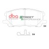 DBA Street Performance Rear Brake Pad Set for Lexus RC-F