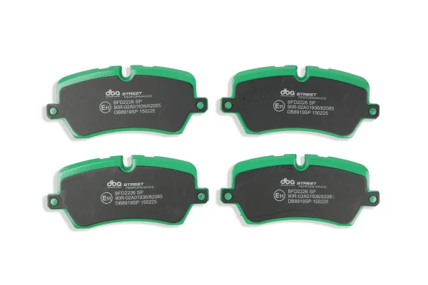 DBA Street Performance Rear Brake Pad Set 131.3 x 58.4 x 16.4mm for Land Rover Defender / Land Rover Discovery & More