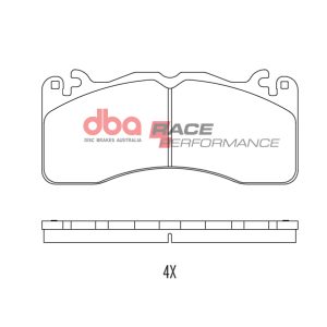 DBA Race Performance Front Brake Pad Set for Ford Mustang (6th Generation)