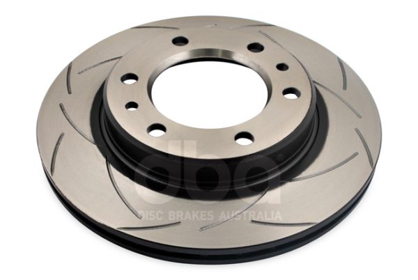 DBA Street Series T2 Slotted Front Brake Disc 302 x 20mm for Toyota Hilux / Toyota Land Cruiser / Volkswagen Taro