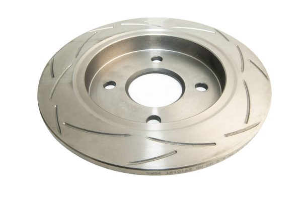 DBA Street Series T2 Slotted Rear Brake Disc 253 x 10mm for Ford Fiesta (Mk6) / Ford Fiesta (Mk7) & More