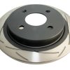 DBA Street Series T2 Slotted Rear Brake Disc 253 x 10mm for Ford Fiesta (Mk6) / Ford Fiesta (Mk7) & More