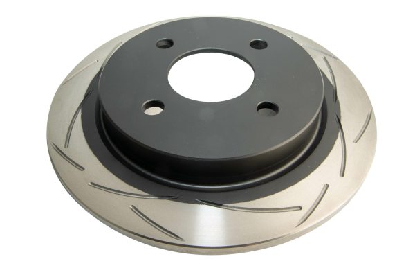 DBA Street Series T2 Slotted Rear Brake Disc 253 x 10mm for Ford Fiesta (Mk6) / Ford Fiesta (Mk7) & More
