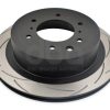 DBA Street Series T2 Slotted Rear Disc & Street Performance Pad Kit 332mm for Mitsubishi Pajero