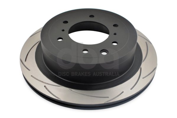 DBA Street Series T2 Slotted Rear Disc & Street Performance Pad Kit 332mm for Mitsubishi Pajero