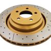 DBA Street Series X-Gold Drilled & Slotted Rear Brake Disc 350 x 28mm for Chrysler 300C / Dodge Challenger & More