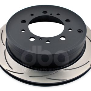 DBA Street Series T2 Slotted Rear Brake Disc 345 x 18mm for Lexus LX450 / Lexus LX570 & More