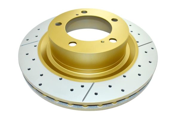 DBA2724X_T.jpg DBA Street Series X-Gold Drilled & Slotted Front Brake Disc 354 x 32mm for Lexus LX450 / Lexus LX570 & More