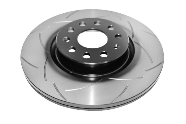 DBA Street Series T2 Slotted Front Disc & Street Performance Pad Kit 312 x 25mm for Audi A1 quattro 8X / Audi A3 8P & More