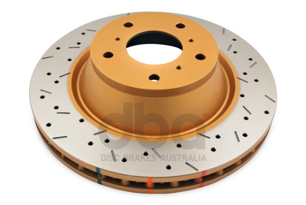 DBA 4000 Series Cross-Drilled & Slotted Front Brake Disc 330 x 32mm for Holden (Aust/Nz) Commodore (VZ) / Holden Hsv (Aust/Nz) VT STD & More