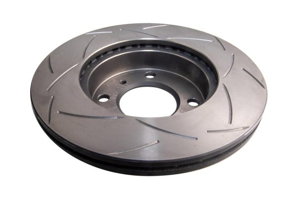 DBA Street Series T2 Slotted Front Brake Disc 235 x 18mm for Mitsubishi Carisma / Mitsubishi Colt & More