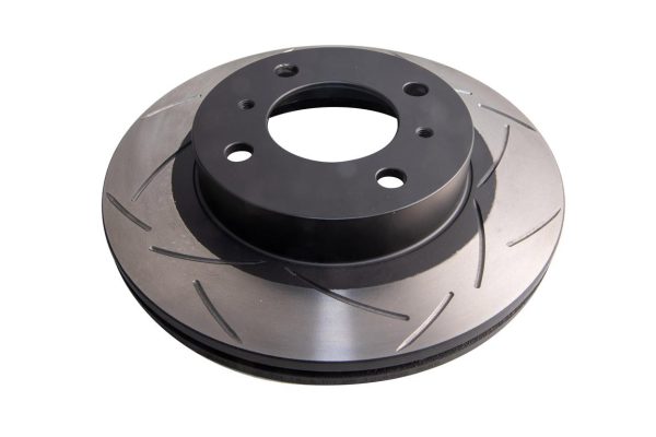 DBA Street Series T2 Slotted Front Brake Disc 235 x 18mm for Mitsubishi Carisma / Mitsubishi Colt & More